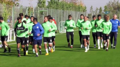 Atiker Konyaspor Çaykur Rizespor hazırlıklarını sürdürüyor 