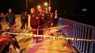 atalan -  Taksiciyi durduran genç kadın köprüden atlayarak intihar etti Videosu