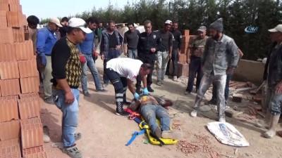 celik halat -  Karaman’da 13’ncü kattan düşen inşaat işçisi hayatını kaybetti  Videosu