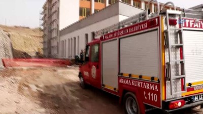 kepce operatoru -  Okul inşaatının duvarı çöktü: 1 ölü  Videosu