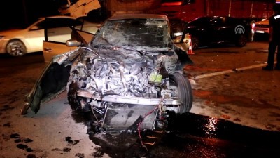 Otomobil tıra çarptı: 1 yaralı - ADANA 