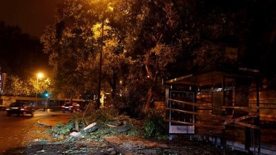 Portekiz'de Leslie Fırtınası yüz binlerce kişiyi elektriksiz bıraktı 