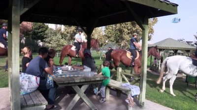  - Şahinbey Belediyesi çocukları midilli atlarıyla buluşturdu