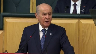 grup toplantisi - Bahçeli: 'Türk milleti ile oyun olmaz, Türk milletine tehdit sökmez' - TBMM  Videosu