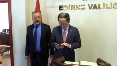 Büyükelçi Choi, Osmanlı 'mis meyve sabununa' ilgi gösterdi - EDİRNE 