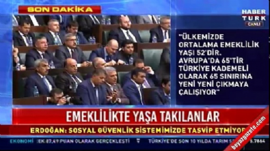 Cumhurbaşkanı Erdoğan'dan 'emeklilikte yaşa takılanlar' açıklaması 