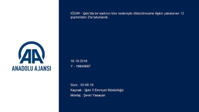 savcilik sorgusu - Iğdır'daki töre cinayeti  Videosu