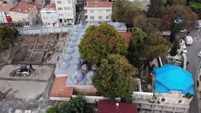 toprak kaymasi -  Restorasyonu devam eden Murad-ı Münzevi Külliyesi havadan görüntülendi  Videosu
