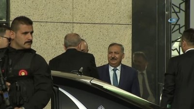  Cumhurbaşkanı Recep Tayyip Erdoğan, Moldova'ya gitmek üzere Esenboğa Havalimanına geldi 
