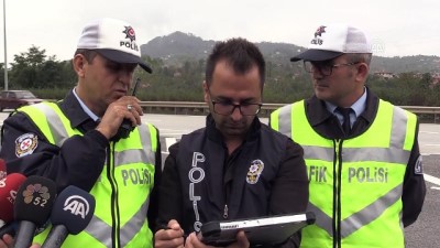 serit ihlali - Hatalı sürücüler 'drone'dan kaçamadı - ORDU  Videosu
