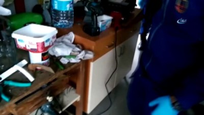 su aritma cihazi -  Jandarmadan mutfağı sahte içki imalathanesine çevrilen eve operasyon Videosu