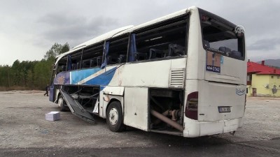 yolcu otobusu - Kahramanmaraş'ta trafik kazası: 7 ölü, 24 yaralı (2)  Videosu