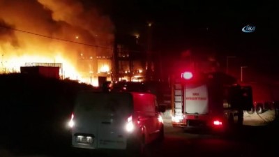  Kayapa Organize Sanayi Bölgesi'nde bir fabrikada yangın çıktı