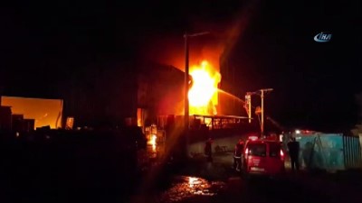  Kayapa Organize Sanayi Bölgesi'nde bir fabrikada yangın çıktı