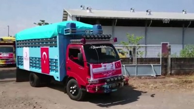 afet bolgesi - Kızılaydan Endonezyalı afetzedeler için yardım konvoyu - PALU  Videosu