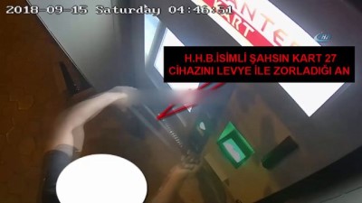 para kasasi -  Otomat faresi önce kameralara sonra polise yakalandı  Videosu