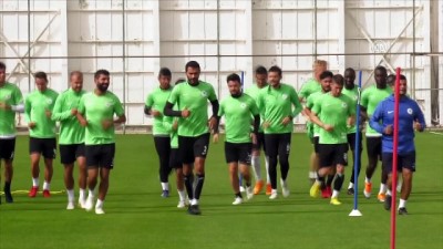 Atiker Konyaspor'da Çaykur Rizespor maçı hazırlıkları - KONYA 