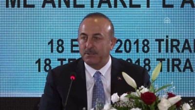 Çavuşoğlu: 'Arnavutluk tarihi bağlarımızın olduğu gerçek bir dost ülkedir'- TİRAN