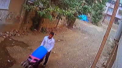 hirsiz - Evden zeytinyağı hırsızlığı güvenlik kamerasında - GAZİANTEP Videosu