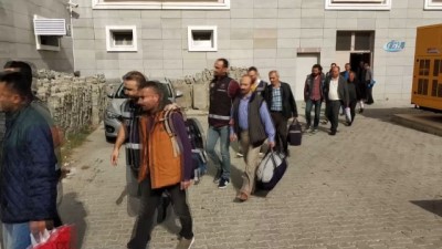  Samsun'dan FETÖ'den gözaltına alınan 9 kişi adliyeye sevk edildi 