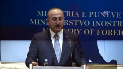 Çavuşoğlu: ''Kardeş Kosova'dan Türkiye'de darbe yapmış teröristleri burada bulundurmasını istemeyiz' - PRİŞTİNE