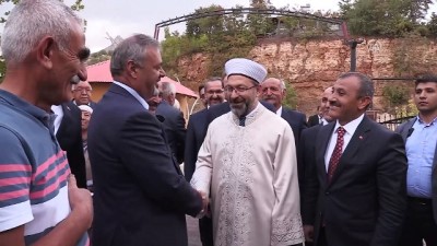 islam birligi - Diyanet İşleri Başkanı Erbaş'tan cemevine ziyaret - TUNCELİ Videosu