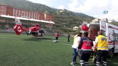  Hava ambulansı hayat kurtardı