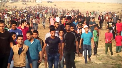 İsrail askerleri Gazze sınırında 77 Filistinliyi yaraladı - GAZZE