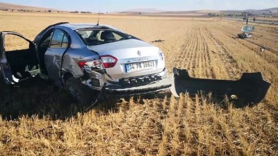 direksiyon -  Aksaray’da otomobil takla attı: 1 yaralı  Videosu