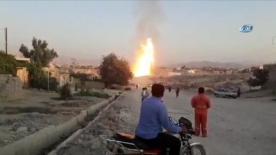 dogalgaz boru hatti -  - İran’da Doğalgaz Boru Hattında Patlama  Videosu