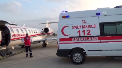 Ambulans uçak minik Rüzgar Asaf için havalandı - AMASYA