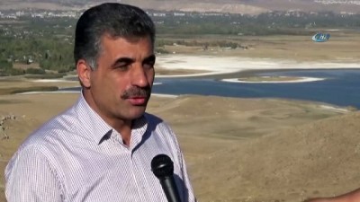 iklim degisikligi -  Sular çekilince adacık ortaya çıktı  Videosu