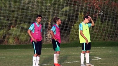 17 Yaş Altı Milli Futbol Takımı, hazırlıklarını sürdürüyor - ANTALYA 