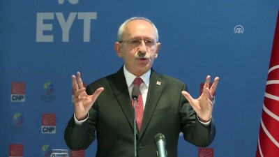 Kılıçdaroğlu: 'Kayıt dışıyla mücadele iktidarların görevidir' - ANKARA 