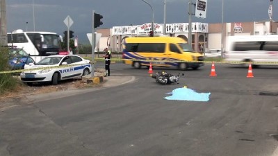 Tur midibüsü motosiklete çarptı: 1 ölü - ANTALYA 