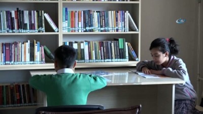 kitap okuma -  Beytüşşebaplı öğrenciler kütüphane için sıra bekliyor  Videosu