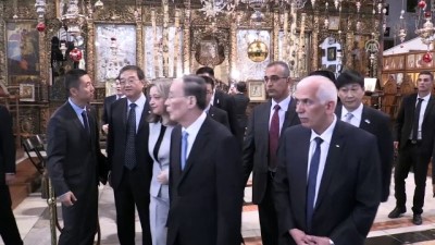 Çin Devlet Başkan Yardımcısı Çişan, Filistin'de (1) - BEYTÜLLAHİM