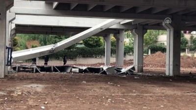 AVM inşaatında beton blok düştü: 2 yaralı - BATMAN
