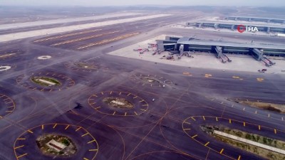 cami insaati -  İstanbul Yeni Havalimanı açılışına 5 gün kala havadan görüntülendi  Videosu