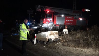  Tunceli'deki kazada yaralanan 2 kişi hayatını kaybetti 
