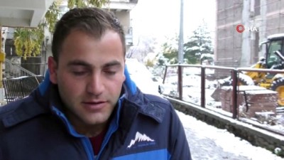 kar manzaralari -  Ardahan kent merkezi beyaza büründü  Videosu