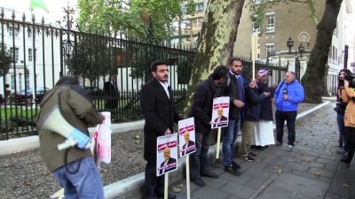 insan haklari - Cemal Kaşıkçı için basın açıklaması - LONDRA Videosu