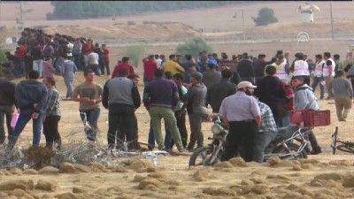insani kriz - Gazze sınırındaki 'Büyük Dönüş Yürüyüşü' gösterileri 31'inci cumasında (1) - HAN YUNUS Videosu