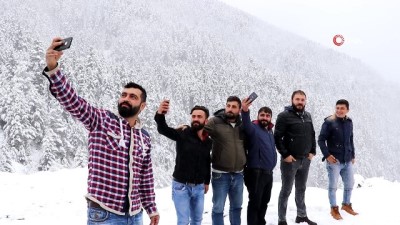 kar kalinligi -  Zigana Dağı beyaz gelinliğini giydi  Videosu