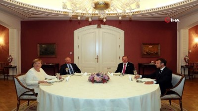  4’lü Suriye Zirvesinin ardından liderler birlikte yemek yedi