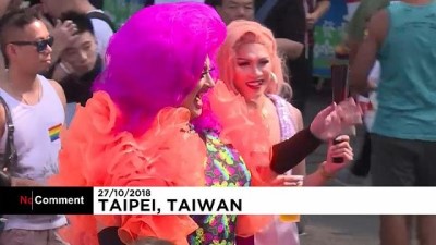 escinsel - Tayvan: LGBTİ bireylerin Onur Yürüyüşü'nde 'barış ve huzur' çağrısı Videosu