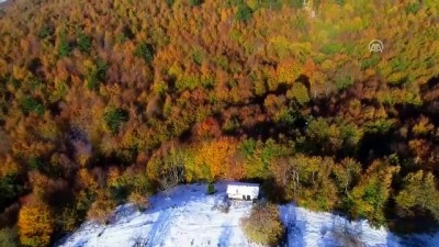 sonbahar - Uludağ'da iki mevsim bir arada yaşanıyor - BURSA  Videosu