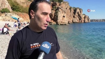 yabanci turist -  Antalya sahillerinde bayram yoğunluğu Videosu