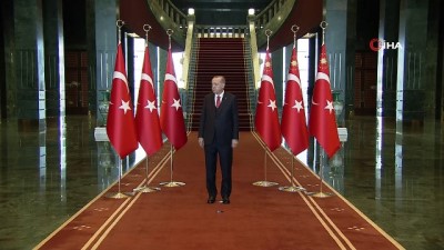  Cumhurbaşkanı Erdoğan, 29 Ekim tebriklerini kabul etti 