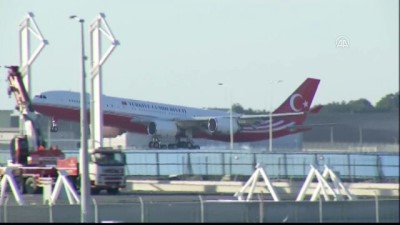 Erdoğan'ı taşıyan 'CAN' uçağı, açılışı yapılacak havalimanına teker koydu - İSTANBUL